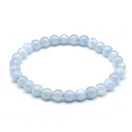 Pulsera 6mm Aguamarina